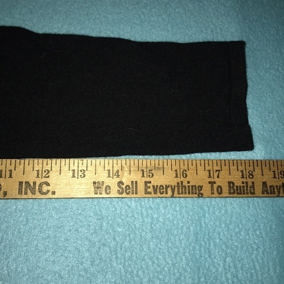 TIARA INTERNATIONAL jeweled details black long sleeve sweater NEW size L - Picture 7 of 7